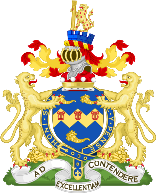 John Sainsbury, Baron Sainsbury Of Preston Candover - Denmark Coat Of Arms (330x395), Png Download