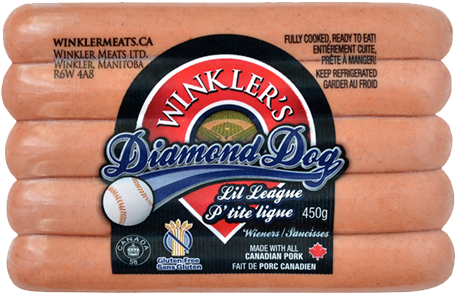 Diamond Dog Lil League - Sausage (482x455), Png Download