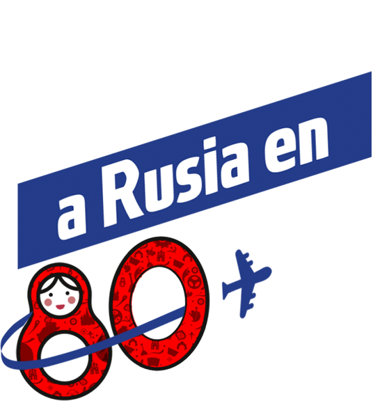 La Vuelta A Rusia En 80 Risas - Vuelta A Rusia En 80 Risas Logo (536x576), Png Download