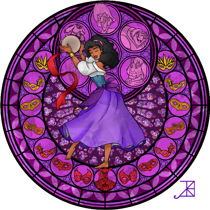 Princesas De Disney Fondo De Pantalla Called Esmeralda - Esmeralda Kingdom Hearts (720x720), Png Download