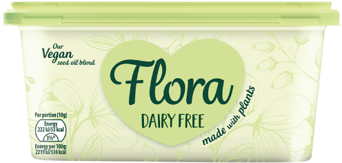 Flora Dairy Free - Flora Butter (500x400), Png Download