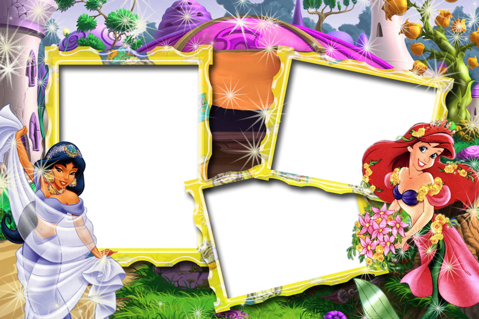 Nova Coleção De Molduras Png Das - Disney Princess Sweet Stories (1600x1067), Png Download