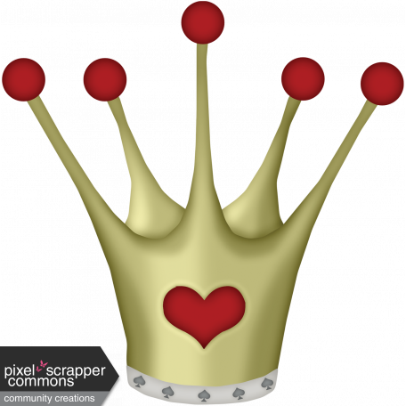 We're All Mad Here Crown - Digital Scrapbooking (456x456), Png Download