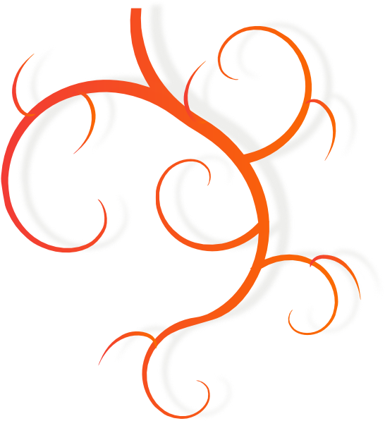 Swirls Vector - Grey And Pink Borders (546x597), Png Download