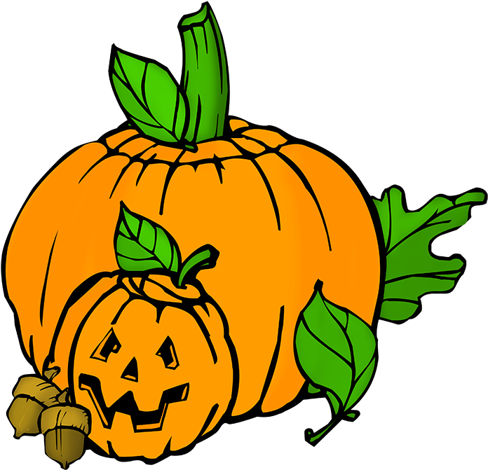Pumpkin Clip Art Png, Angry Pumpkin Clip Art Jpeg - Halloween Clip Art Png (709x680), Png Download