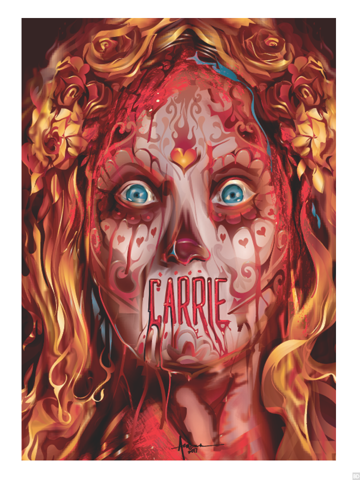 Stunning Dia De Los Muertos Horror Home Video Art Now - Orlando Arocena Art Work (720x960), Png Download