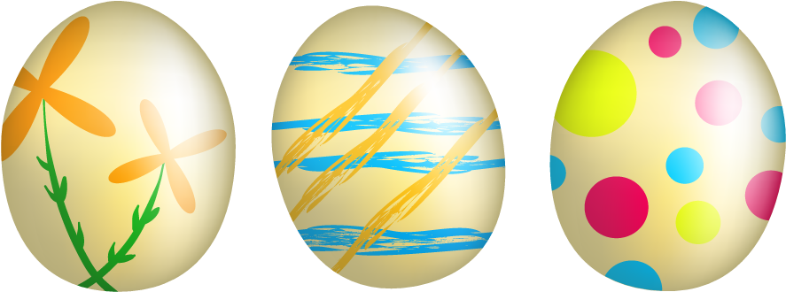 Huevos De Pascua Png - Easter Egg (1000x453), Png Download