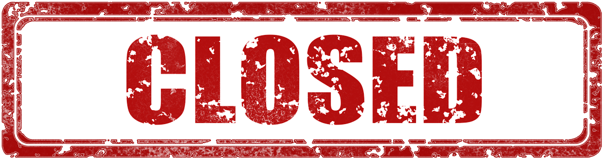 Closed To Locked Shut Down Decommissioning - Btc-e (1270x340), Png Download