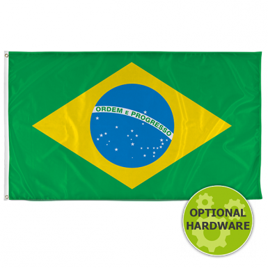 Brazil Flag - Human Characteristics In Brazil (385x385), Png Download