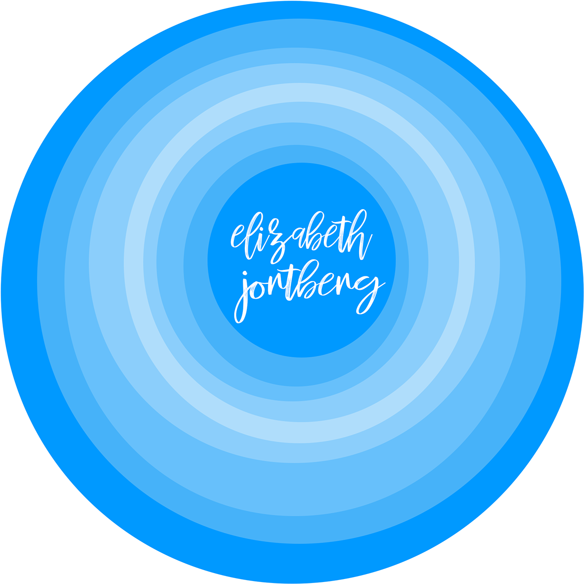 Off Center Fade Circle Personal Logo Blue - Ville De Saint Etienne (1400x1400), Png Download