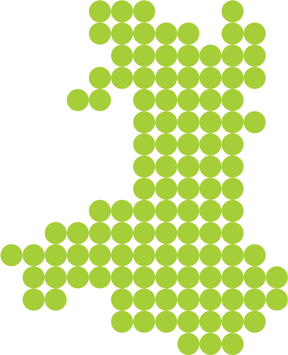 Wales Formed From Green Dots - Hama Beads Fish (1200x1200), Png Download