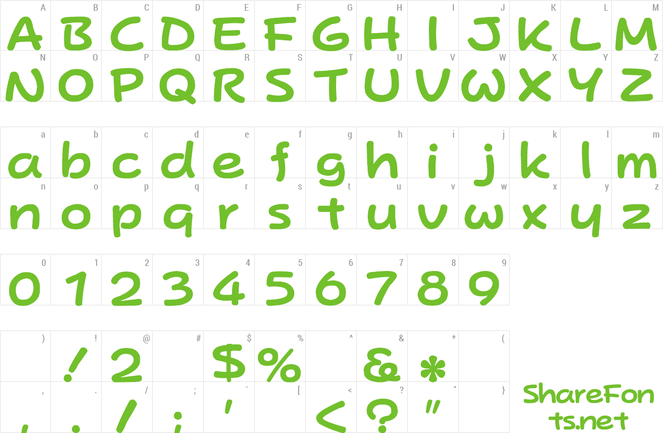 Font Hey Gorgeous Preview - Number (1300x850), Png Download