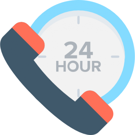 130 24 Hours - Icon (450x450), Png Download