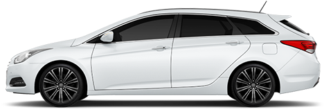 88 Wagon - Car Left View Png (500x240), Png Download