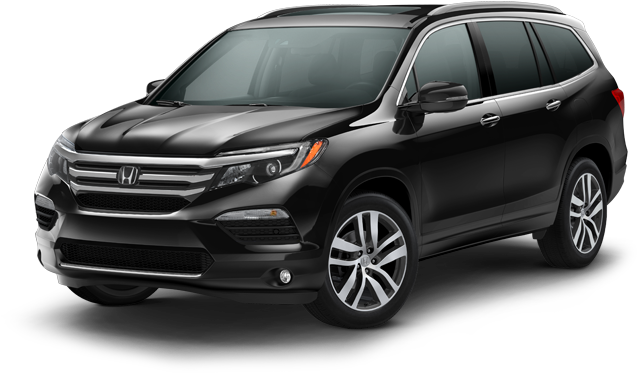 2018 Honda Pilot Touring Awd - Honda Pilot Blue 2018 (1400x400), Png Download