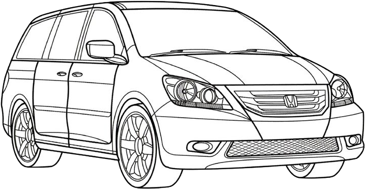 Honda Cars Honda Odyssey - Hyundai Accent (736x386), Png Download