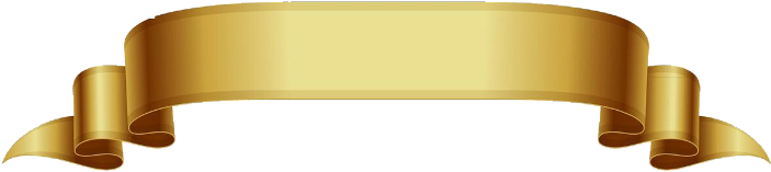 Vetor Fita Dourada Gold Freetoedit - Gold Banner Vector Png (711x240), Png Download