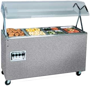 Vollrath 38946 - Portable Four Well Electric Hot Food (376x338), Png Download