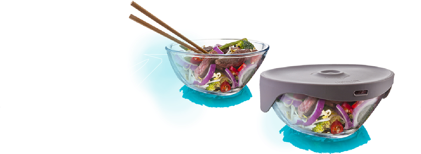 Cookware For A Modern Lifestyle - Tomorrow's Kitchen Single Serve Steamer - Grey (1340x560), Png Download