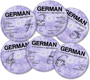 German In 10 Minutes A Day Audio Cd - Book & Toy (312x386), Png Download