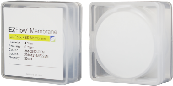 Ezflow Membrane Disc Filter, Pes, - Makeup Mirror (600x313), Png Download