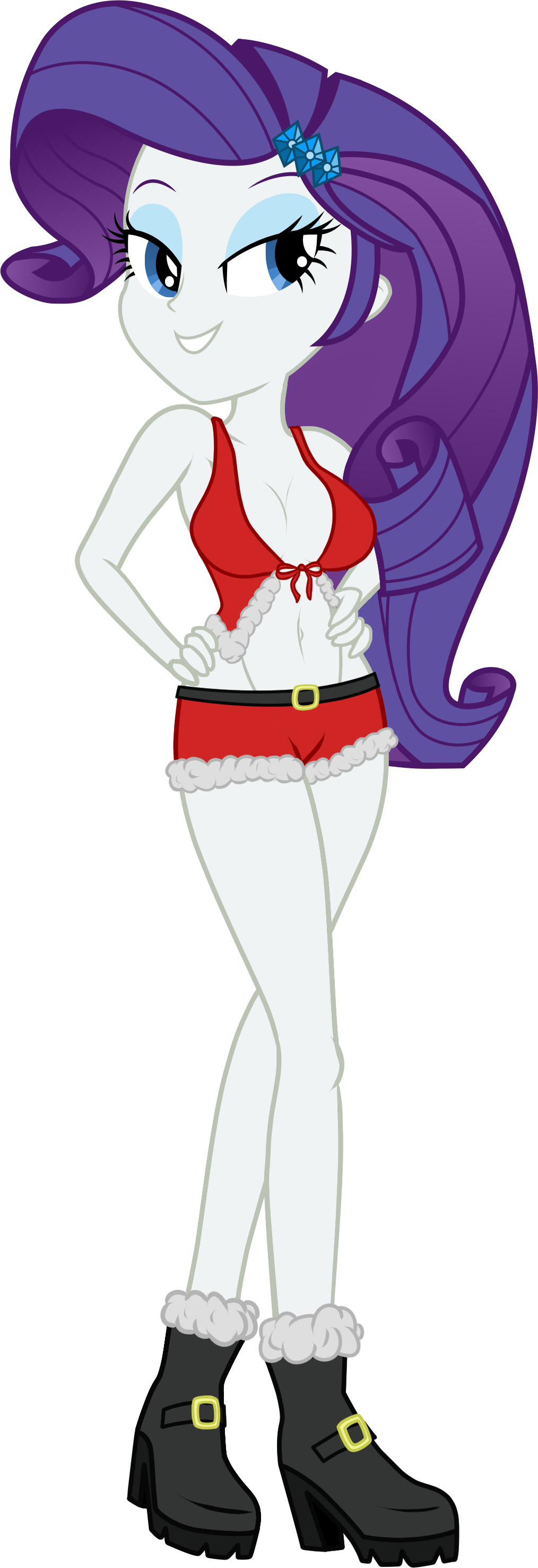 Dirty Mike, Belly Button, Boots, Breasts, Busty Rarity, - Rarity My Little Pony Equestria Girl Legend (1014x2955), Png Download