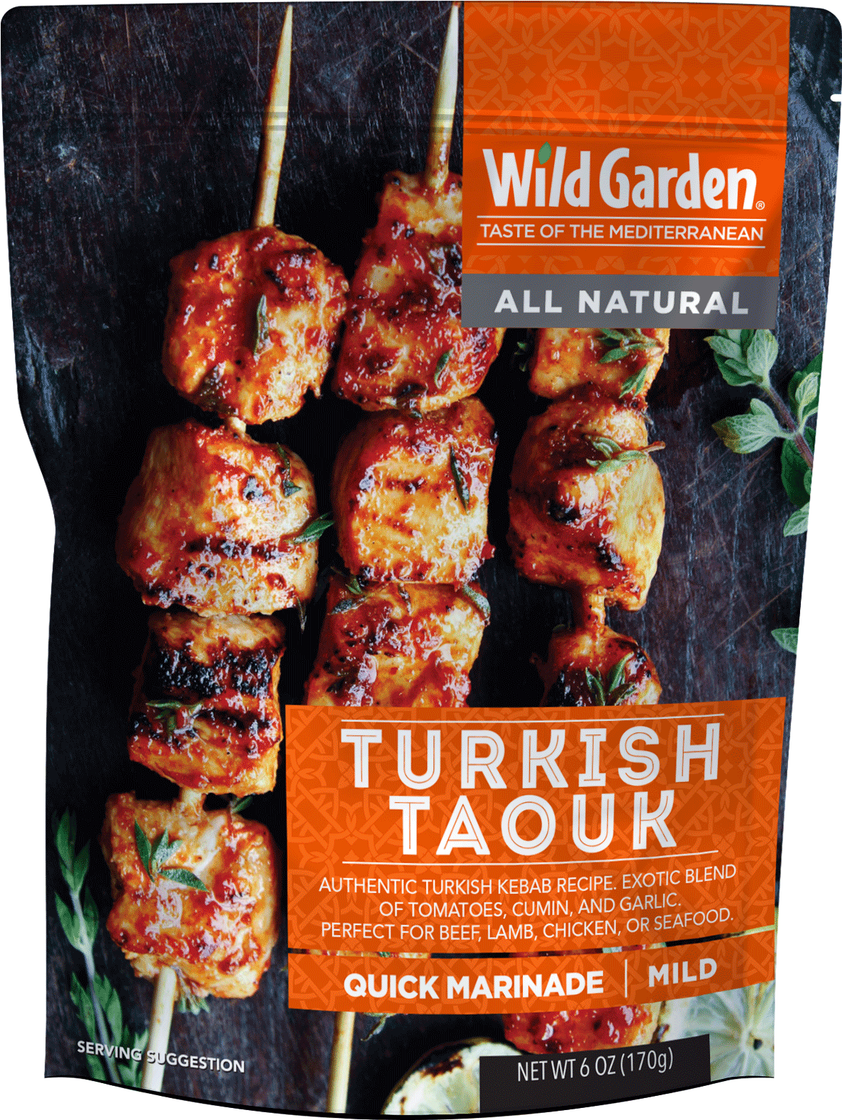 Turkish Taouk Quick Marinade - Wild Garden Turkish Marinade, 6 Oz (pack (1700x2000), Png Download