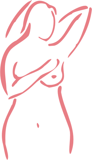 5- Standing Up Or Sitting Down, Examine The Entire - Breast Self Examination Cartoon (300x521), Png Download