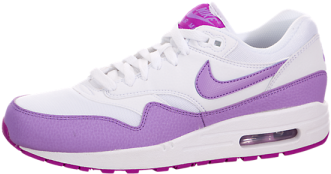 Mujeres Nike Air Max 1 Essential Blanco / Fucsia Destello-fucsia - 2010 University Red Air Max One (390x390), Png Download