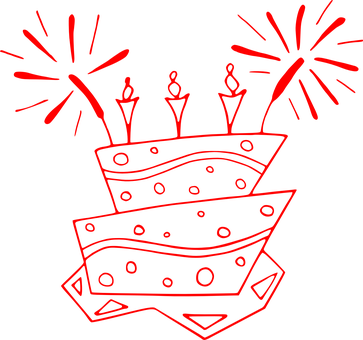 Pastel, Cumpleaños, Celebración - Birthday Cake Clip Art (363x340), Png Download