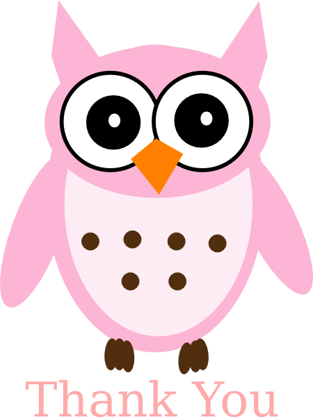 Pink Owl Clip Art - Gambar Owl Kartun Hd (450x600), Png Download