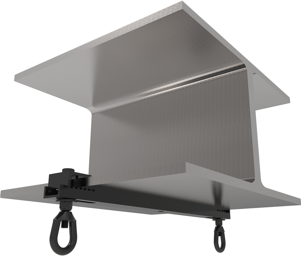 Beam Clamp Bc20 26 2 20 26 Inch Dual Hang Point - I-beam (1000x1000), Png Download