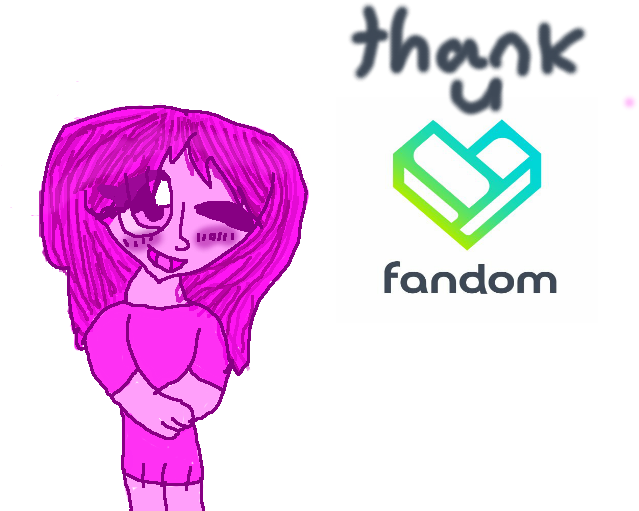 Thank U Fandom - Cartoon (800x594), Png Download