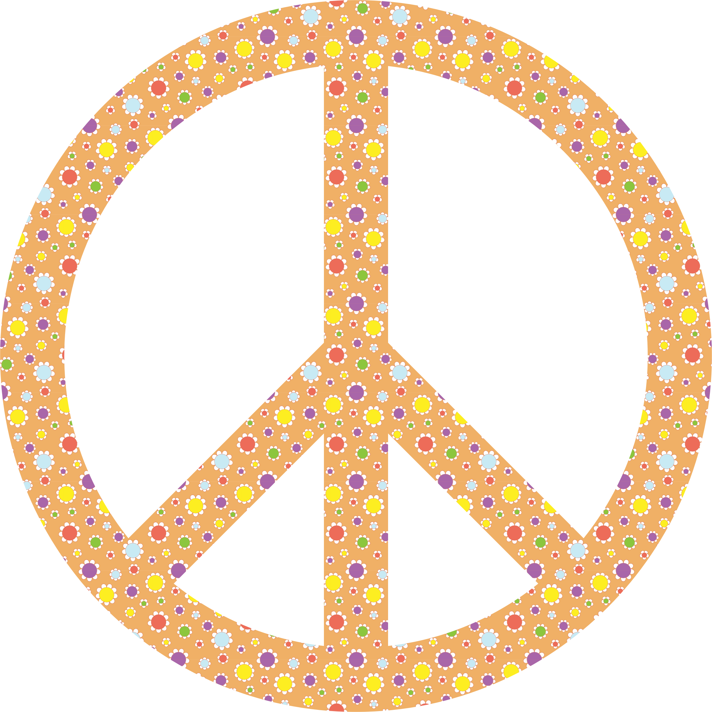 Big Image - Cute Peace Sign (2330x2330), Png Download