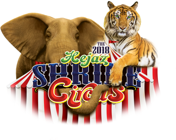 2017 Hejaz Shrine Circus Logo - Entertainment (618x500), Png Download