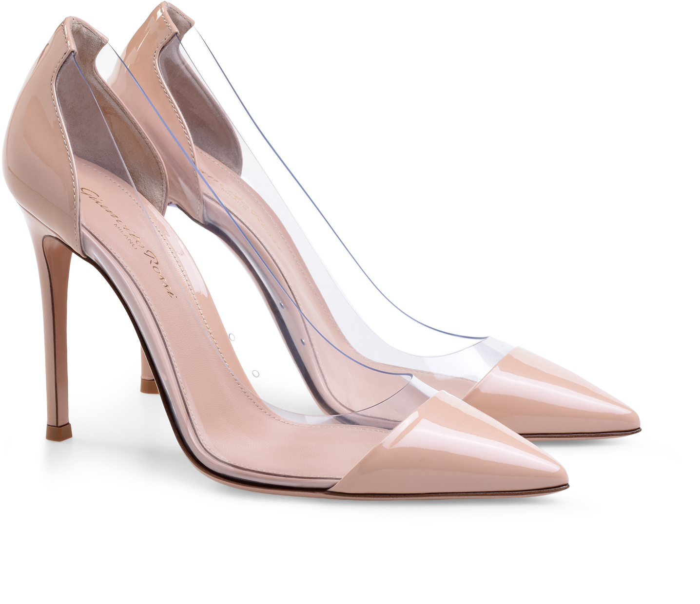 Plexi - Gianvito Rossi Plexi Black (2000x2000), Png Download