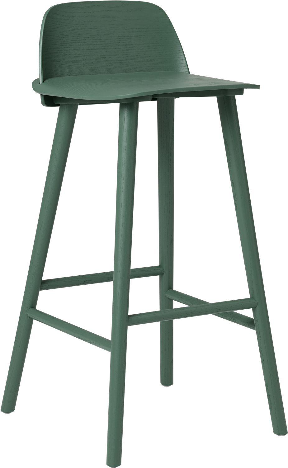 30064 Nerd Bar H75 Green 1532592039 - Muuto Nerd Stool (2000x2000), Png Download