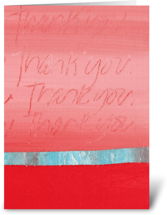 Thank You Painting - Construction Paper (700x792), Png Download