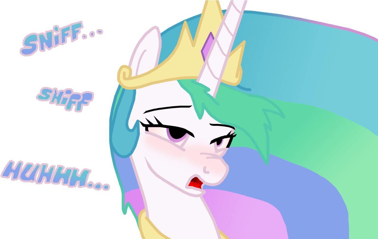 Masterxtreme, Fetish, Nose Wrinkle, Pre Sneeze, Princess - Mlp Celestia Sick Cold (1280x805), Png Download