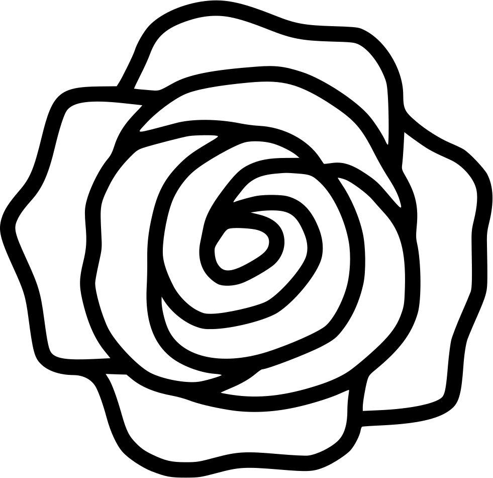 Png File - Top Of A Rose Clip Art (981x950), Png Download