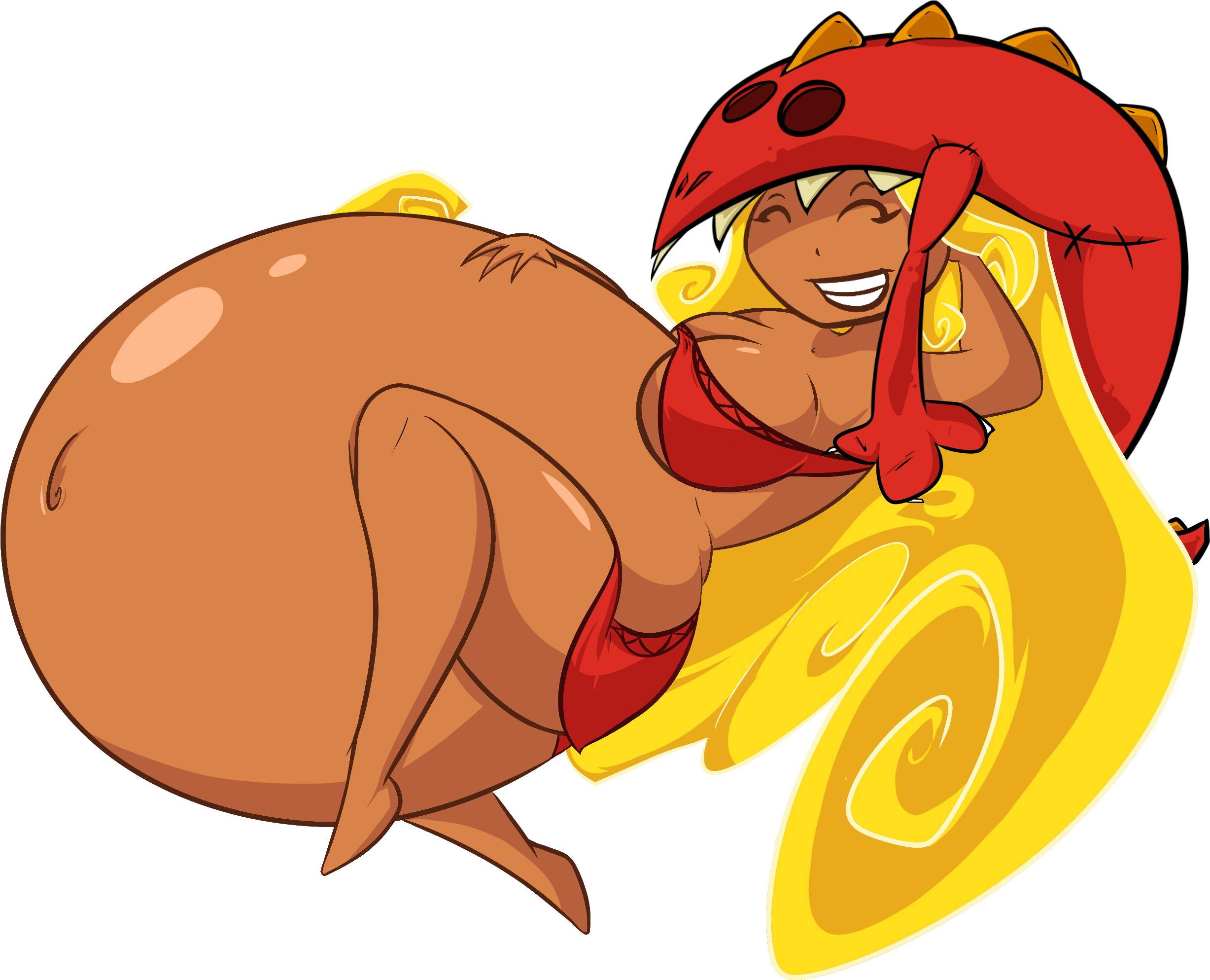 Grape Clipart Angry - Rayman Edith Up Vore (2500x2500), Png Download