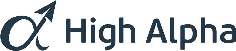 Ha Logo Dark - High Alpha (1000x256), Png Download