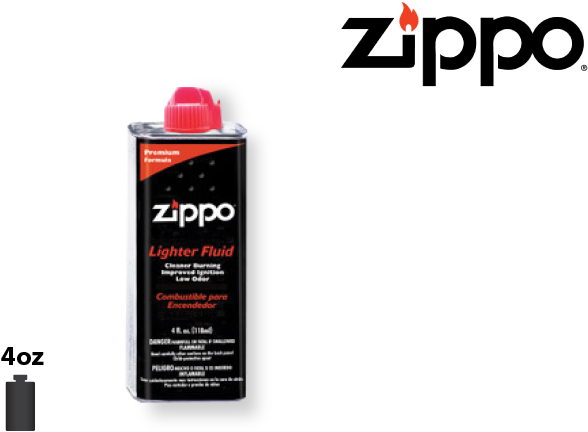 Zippo® Lighter Fluid 4 Oz & 12 Oz - Zippo Lighter Fluid (640x480), Png Download
