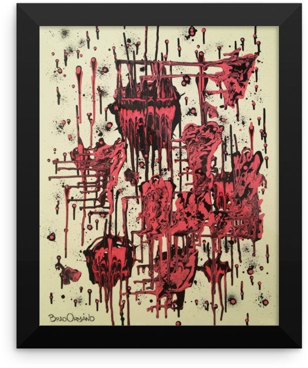 Candy Wax Framed Painting Print - Brad Ormand (1000x1000), Png Download