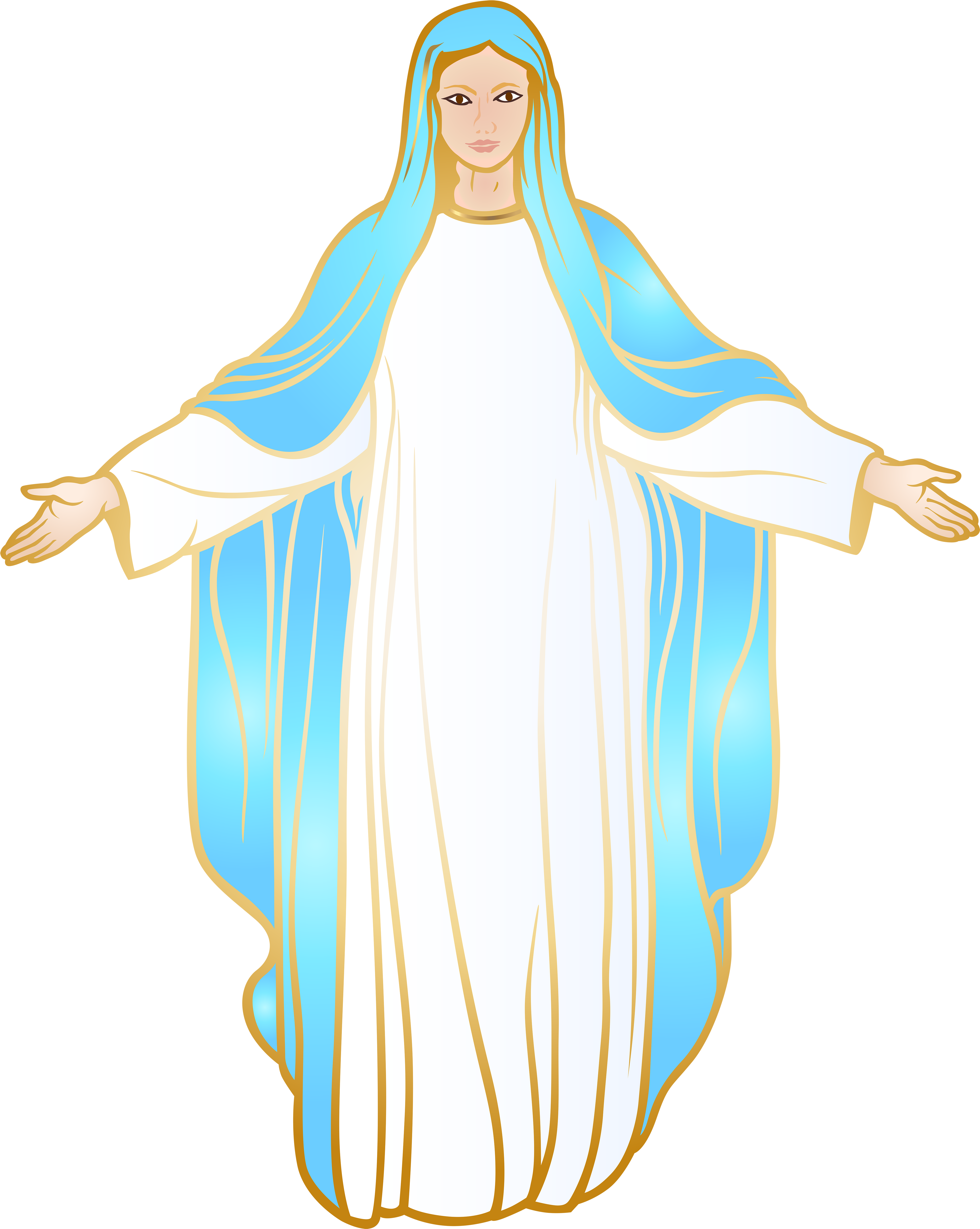 Virgin Mary Png Clip Art (4786x6000), Png Download