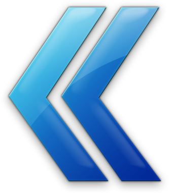 Double Left Arrow Icon (420x420), Png Download