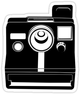 Art Print: Naxart's Stay Focused Polaroid Camera 4, (375x360), Png Download