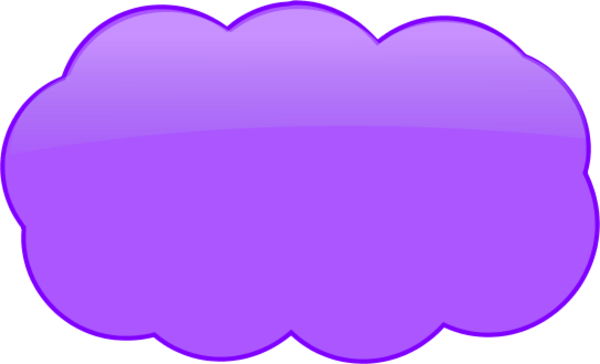 Free Purple Cloud Cliparts, Download Free Clip Art, - Purple Cloud Clipart (600x364), Png Download