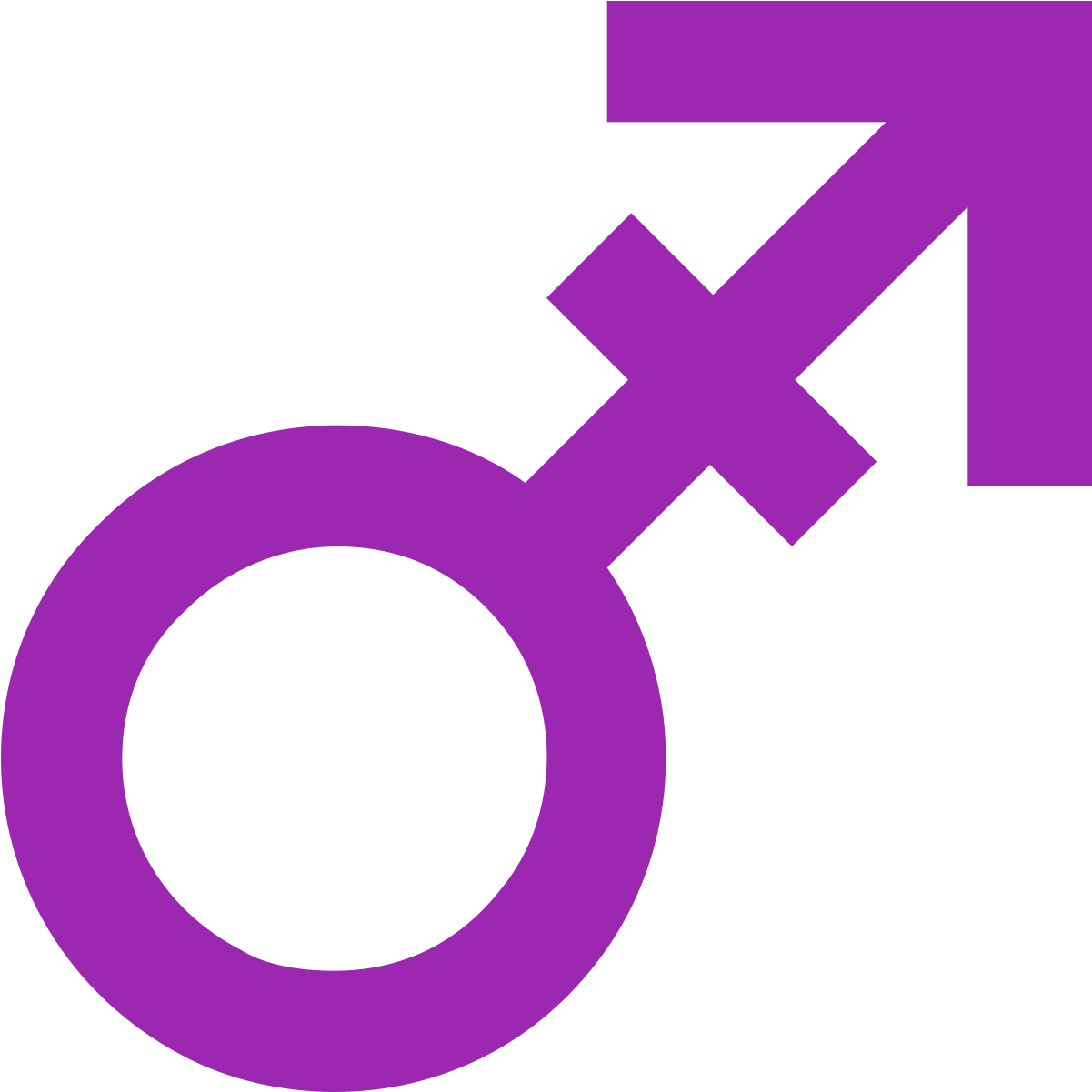 Male Stroke Icon - Male (1600x1600), Png Download