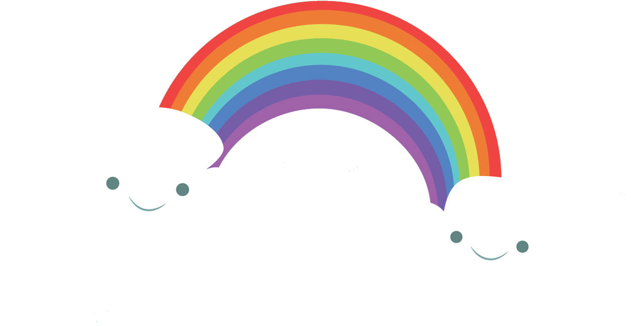 Rainbow Euclidean Vector Cloud - Weather Forecasting (1283x1000), Png Download